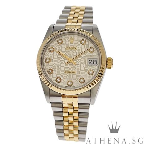 Vendesi Rolex Datejust 31 Midi 68273 Silver Jubilee Diamond 